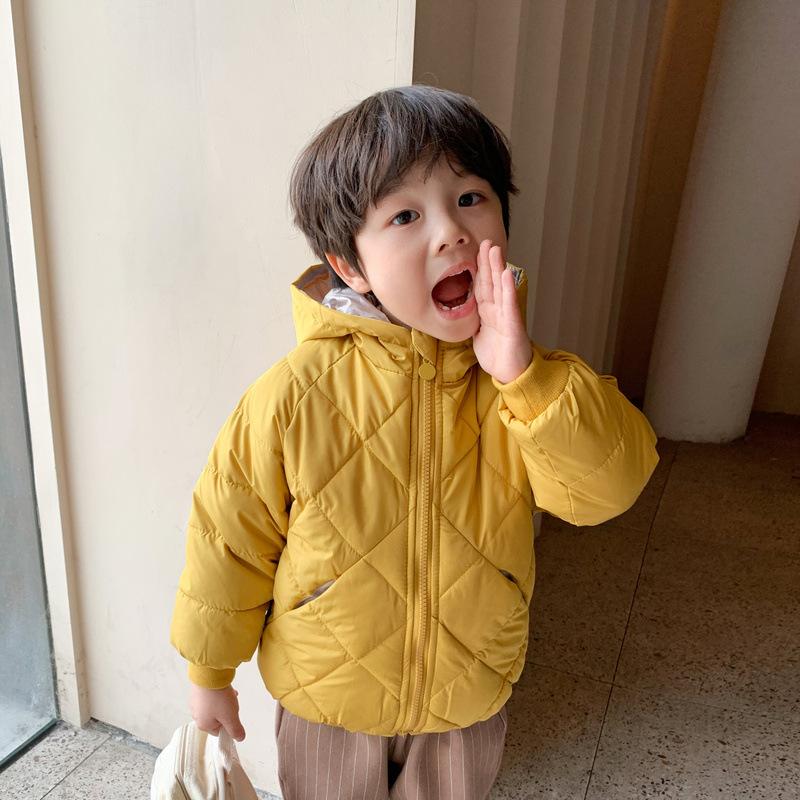 2023 Children's Cotton-padded Autumn and Winter Boys and Girls Casual Fleece Coats