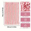 5 Piece Absorbent Plaid Dish Towels Reusable Kitchen Cleaning Cloths, Soft Woven Material for Drying Dishware and Cleaning Surfaces, Kitchen Towels.
