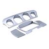 Motorcycle Tri Line Gauge and Stereo Trim Cover Chrome Decorative Accent for Touring Tri Glides 2014-2018