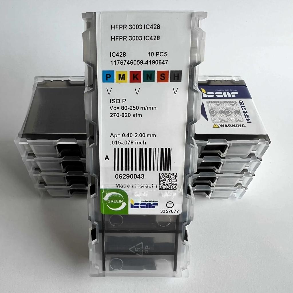 ISCAR / HFPR3003 IC428 /Industrial indexable Carbide Inserts 10 PCS