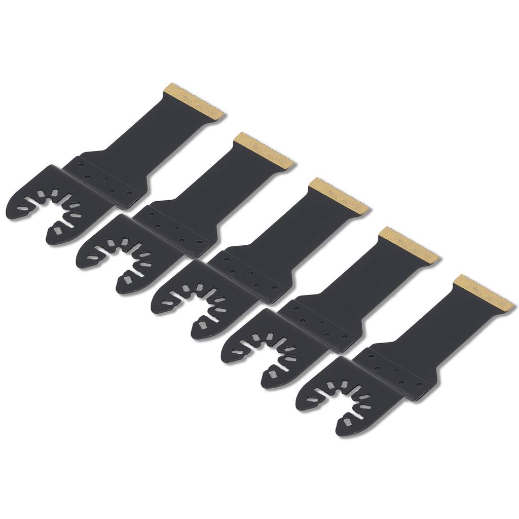 5Pcs Oscillating Tool Saw Blade Multifunctional Professional Titanium Plated Multitool Blades Kit