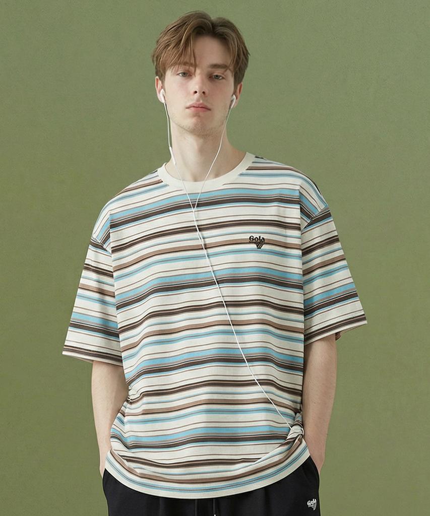 Golla Multi Stripe T-Shirt [Ivory]