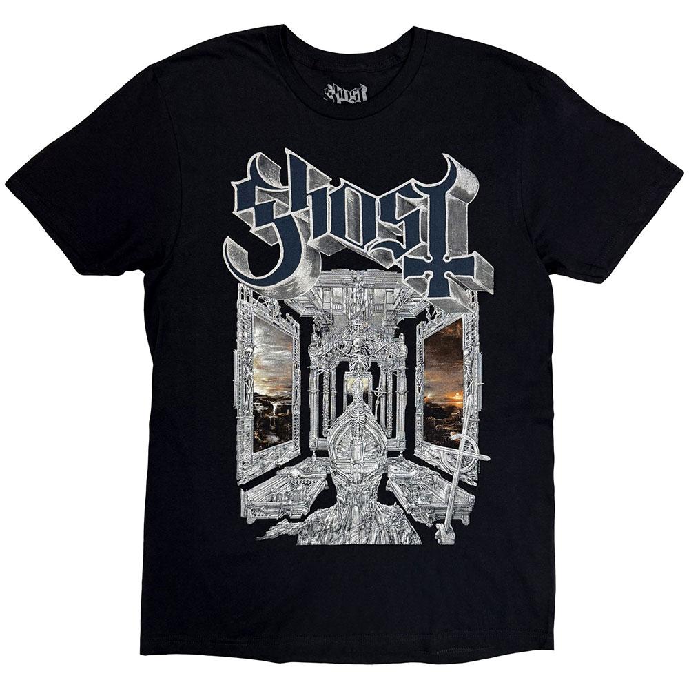 Ghost Unisex Adult Skeletour World Tour 2025 Back Print T-Shirt