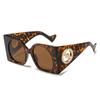 1 pz Occhiali da Sole Punk Vintage Quadrati Oversize Maschera Uomo Donna Montatura Grande Gamba Larga alla Moda Occhiali da Sole Lenti per Dama UV400