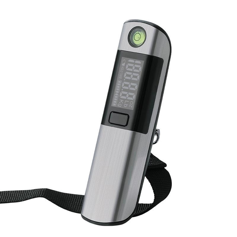 

Портативные электронные весы, небольшие бытовые весы 50 кг, портативные весы с мини-пружинным крючком, высокоточное устройство для взвешивания багажа with battery белый