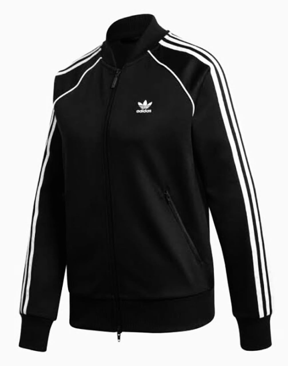 

adidas Originals PRIMEBLUE SST Олимпийка Размер S Черная Куртка, Женская, (Рост 152-158см), Джерси, GD2374, чёрный
