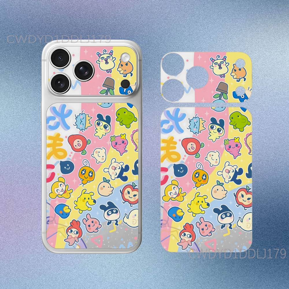 

T-Tamagotchi Cute Game Skin Sticker Wrap For iPhone 17 Pro Max Decal Protective Film for Back Frame Camera(Not Phone Case) iPhone17promax