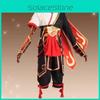 Supernatural Squad General Scarlet Flame Cosplay Outfit For Anime Conventions With Trendy Street Style For Teens