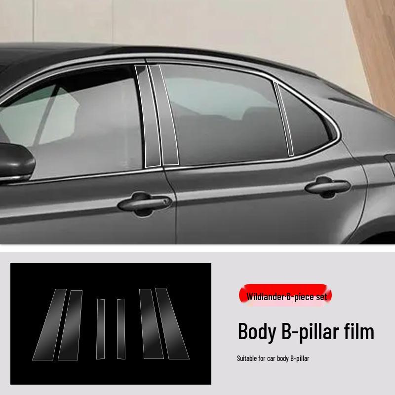 Toyota Venza Dörrhörn TPU Reptålig Film - Skydd för Fram- och Bakre Triangel.