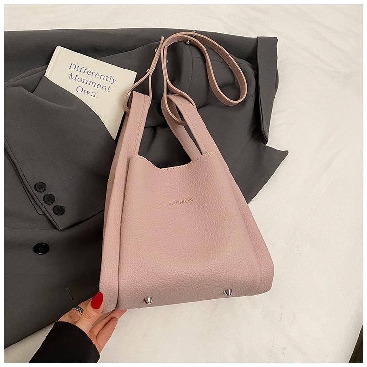 

Fashion and high-value handbag women s 2025 summer Korean new niche bucket bag simple mother and child shoulder bag