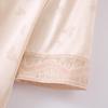 Women's 19 Momme Silk Jacquard Round Neck T-shirt