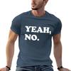 Ja Nein T-Shirt T-Shirts Für Unisex Grafik Vintage Basic T-Shirt Baumwoll-T-Shirt Unisex-T-Shirt