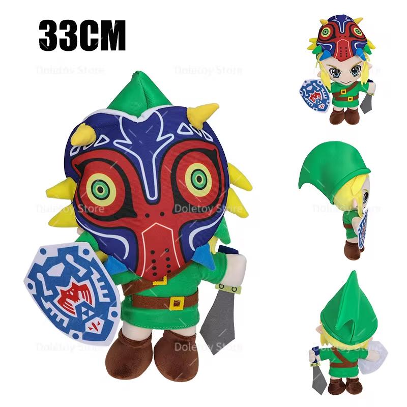 Zelda Breath of the Wild Plush Toys Link Bokoblin Korok Princess Zelda Sand Seal Pillow Soft Stuffed Animal Kids Gift