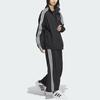 Adidas Originals Oversized Track Jacket with Three-Stripes Colorblock Women Tops Black JJ3361