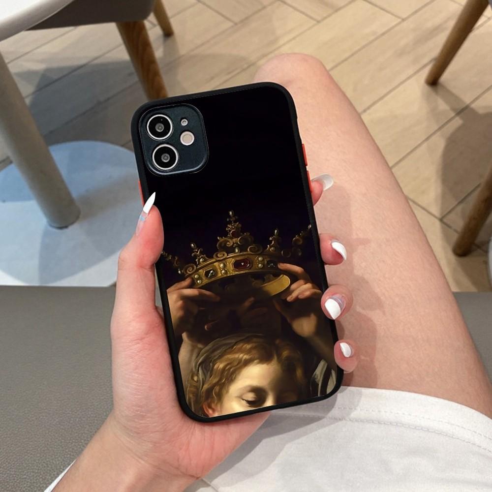 Renaissance Art Phone Case For IPhone 14 X XR XS 7 8 Plus 11 12 13 Pro MAX 13mini Matte Shockproof Case