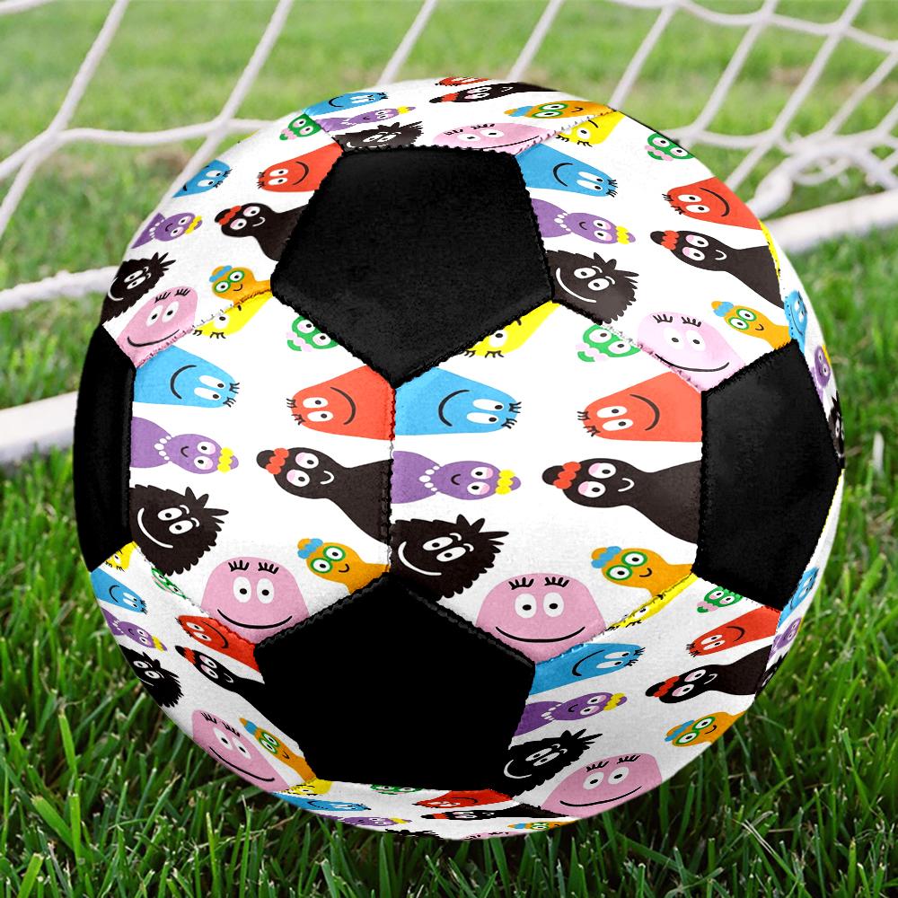 Pallone da Calcio Misura 5 Tema Barbapapa, Adatto sia per Partite Indoor che Outdoor, un Regalo Adatto a Tutti.
