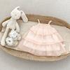 Girls Spaghetti Strap Tiered Dress with Bow Cute Summer Princess Dress