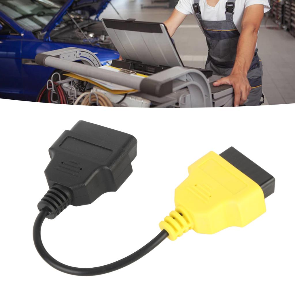 OBD2 Diagnostic Cable Connector Scan Tool Adapter Replacement for Fiat ECU Scanner