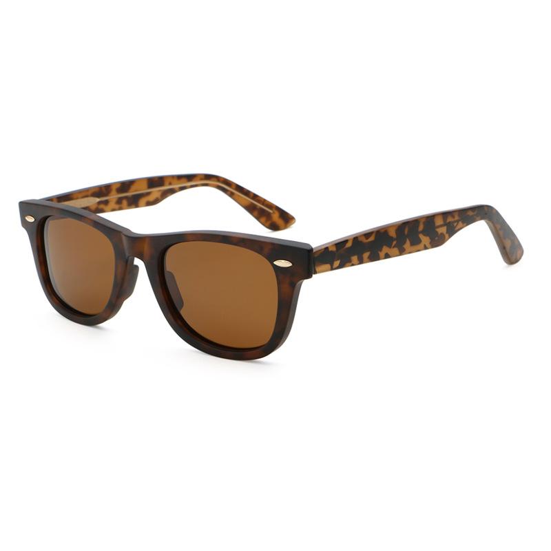 Fashionable Square Polarized Sunglasses Classic High-end UV Resistant Glasses for Men and Women Outdoor Travel Sunscreen Goggles