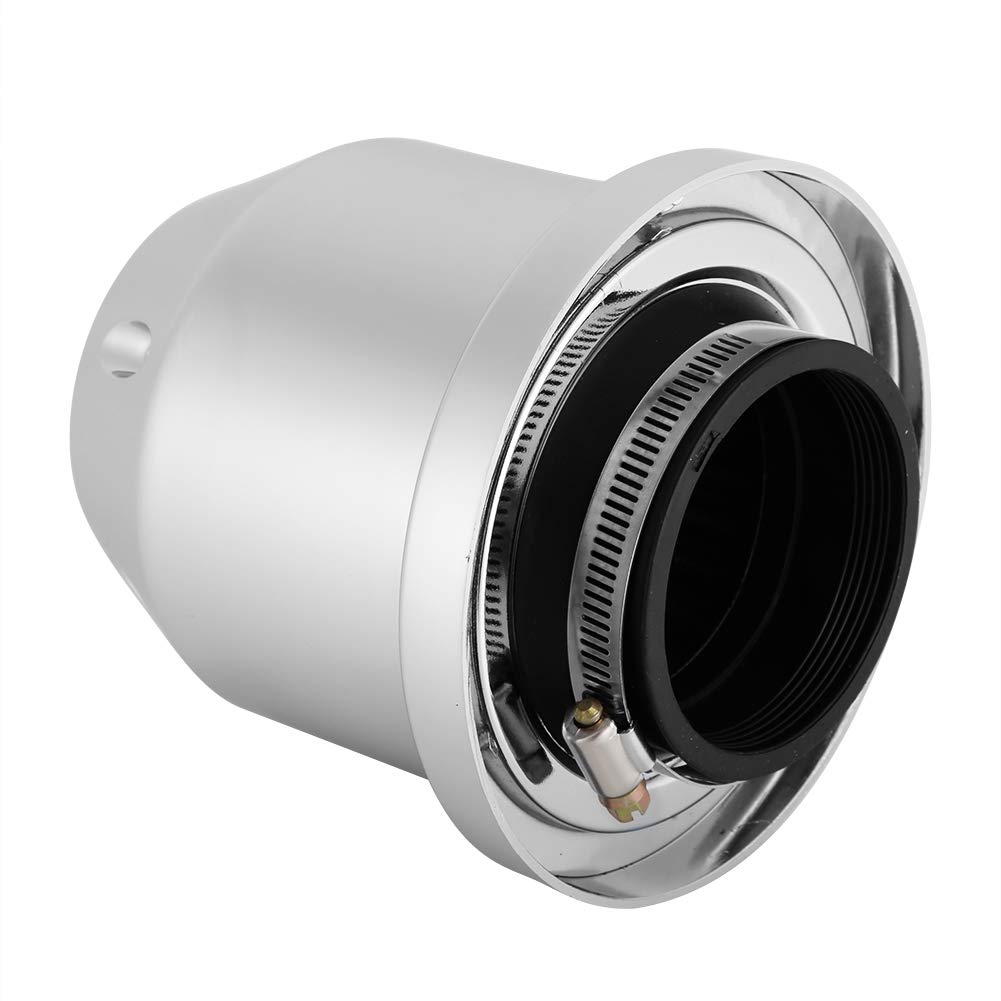 Air Intake Filter, Intake , Air Filter, ABS Material (Silver), High Horsepower, Ash Dust