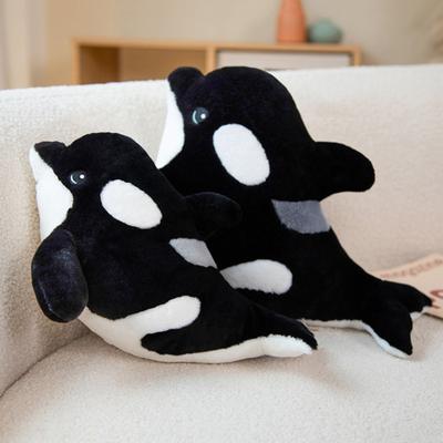 Poupée Baleine Adorable Poupée en Peluche Baleine de Dessin Animé Jouet Artisanat Fin Animal en Peluche Doux pour Enfants Cadeaux