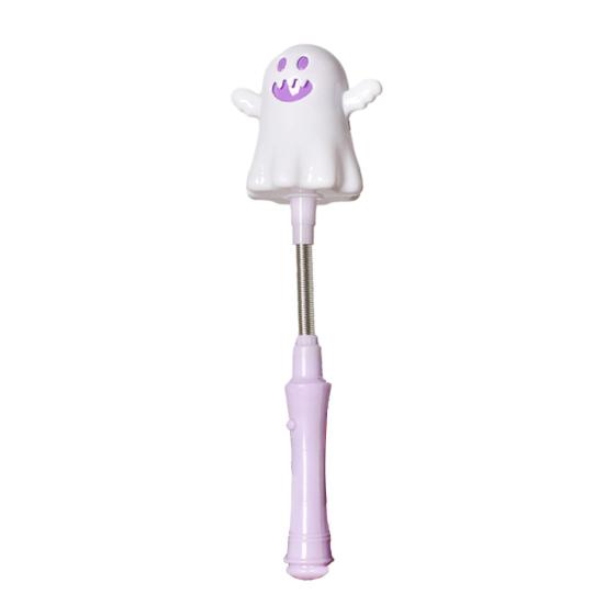 Halloween Pumpkin Glow Wand Flashing Toy Pumpkin Stick Ghost Flashing Wand Shake Toy Christmas Birthday Festive Atmosphere Enhancer