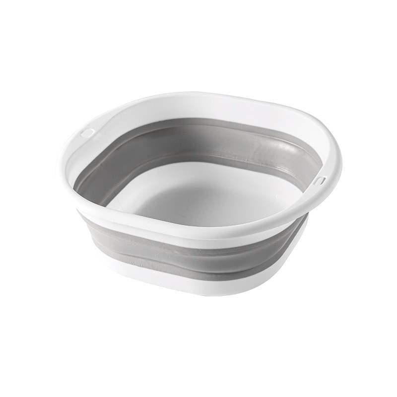 Portable Foldable Basin for Bath & Dorm - Multi-functional Storage for Clothes & Face Washing.