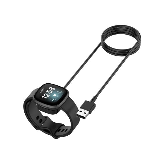 Nabíjecí kabel Vícenásobná ochrana Magnetická nabíjecí základna odolná proti roztržení pro Fitbit Sense 2/pro Fitbit Sense/pro Fitbit Versa 4/pro Versa 3