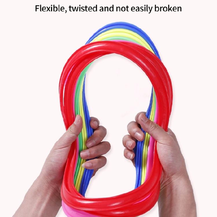 Educational Hopscotch Ring Training Game For Kids Body Sensory Development Antislip Plastic Hoops for Outdoor Activity