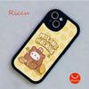 Kawaii Molang Cartoon Anime Cat Phone Case for Iphone 14 13 11 12 Pro MAX 13 12 MiNi 7 8 Plus X XS XR Lambskin Protective Covers