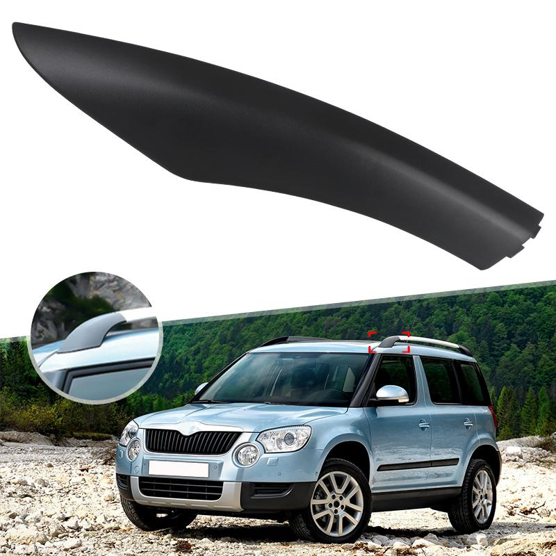 Roof Rack Cover Roof Luggage Bar Rail End Shell Cover For Skoda YETI SUV 2009-2018 5LD860145-GT5 5LD860146-GT5 5LD860149-GT5