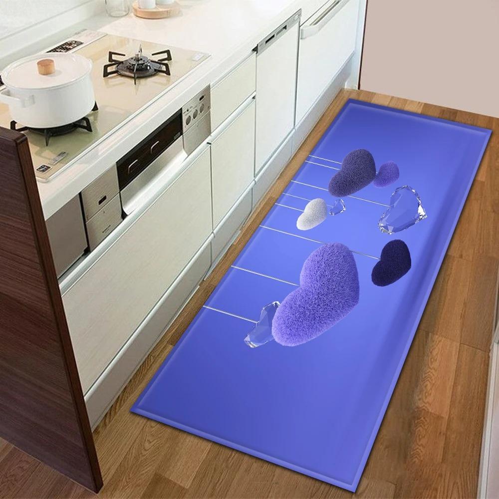 Romantisches Liebesmuster Hausküche Bodenmatte Türdekoration Bodenmatte