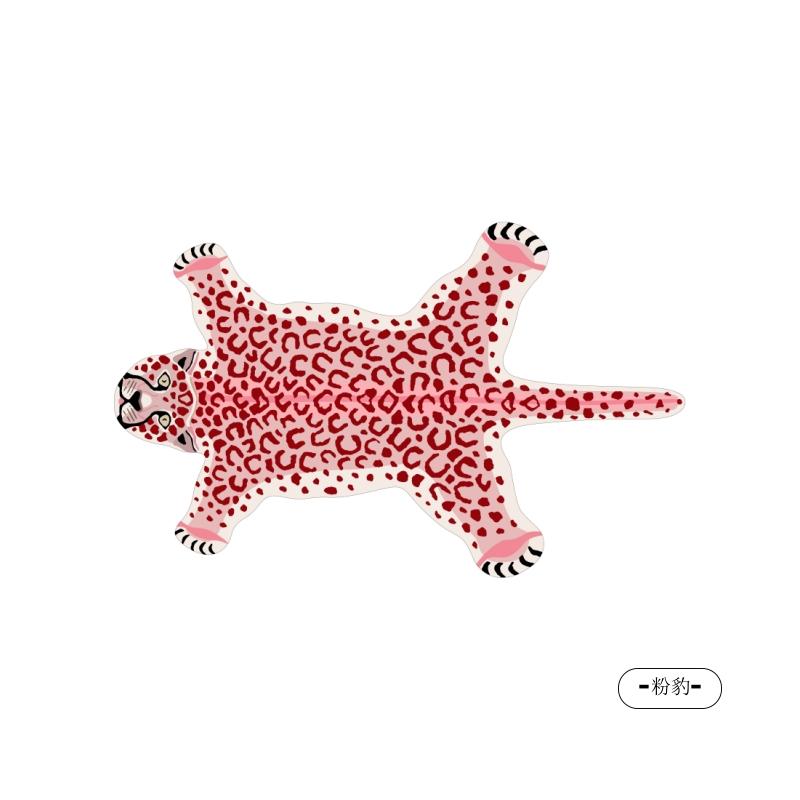 

VIKAMA креативный ковер в форме животного из искусственного кашемира для гостиной, спальни, кровати, одеяла, украшения для дома, мягкий нескользящий коврик для ног 60x100cm 24x40inch