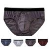 Men Underwear Ice Silk Mesh Breathable Comfortable Boxer Panties Triangle Briefs