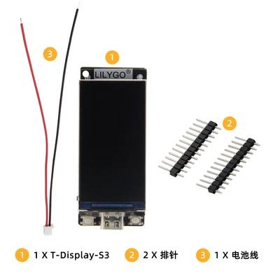 T-Display-S3 ESP32 S3 with 1.9 inch ST7789 LCD Display Development Board WIFI Bluetooth5.0 Wireless Module 170*320 Resolution