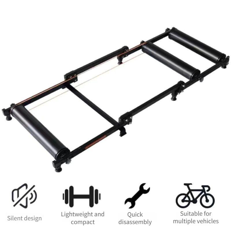 Exercise Stand Indoor Fitness Bike Riding Platform Foldable Bike Roller Trainer Adjustable Bicycle Roller