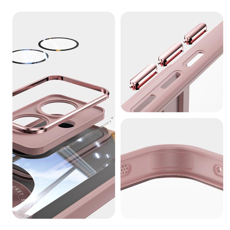 Full Cover Super Anti-drop 360 Degrees Rotating Bracket Case With Lens Film For Oppo Reno 11A 11 F F25 Pro Back Protection Shell