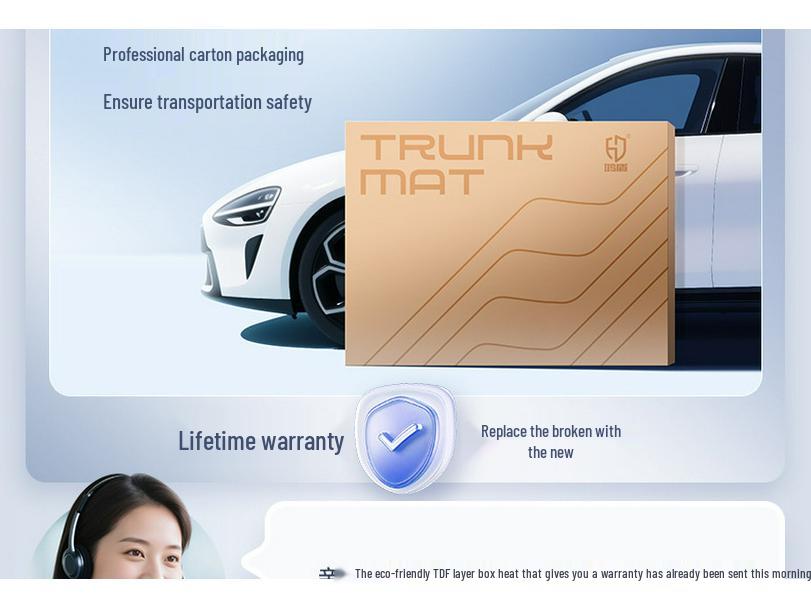 Tiguan L/PRO TPE25 Trunk Mat Car Interior Accessory