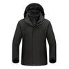 Herren Damen 3-in-1 Wasserdichte Winddichte Wanderjacke Mit Abnehmbarem Fleece-Innenfutter Outdoor Reise Klettern Camping