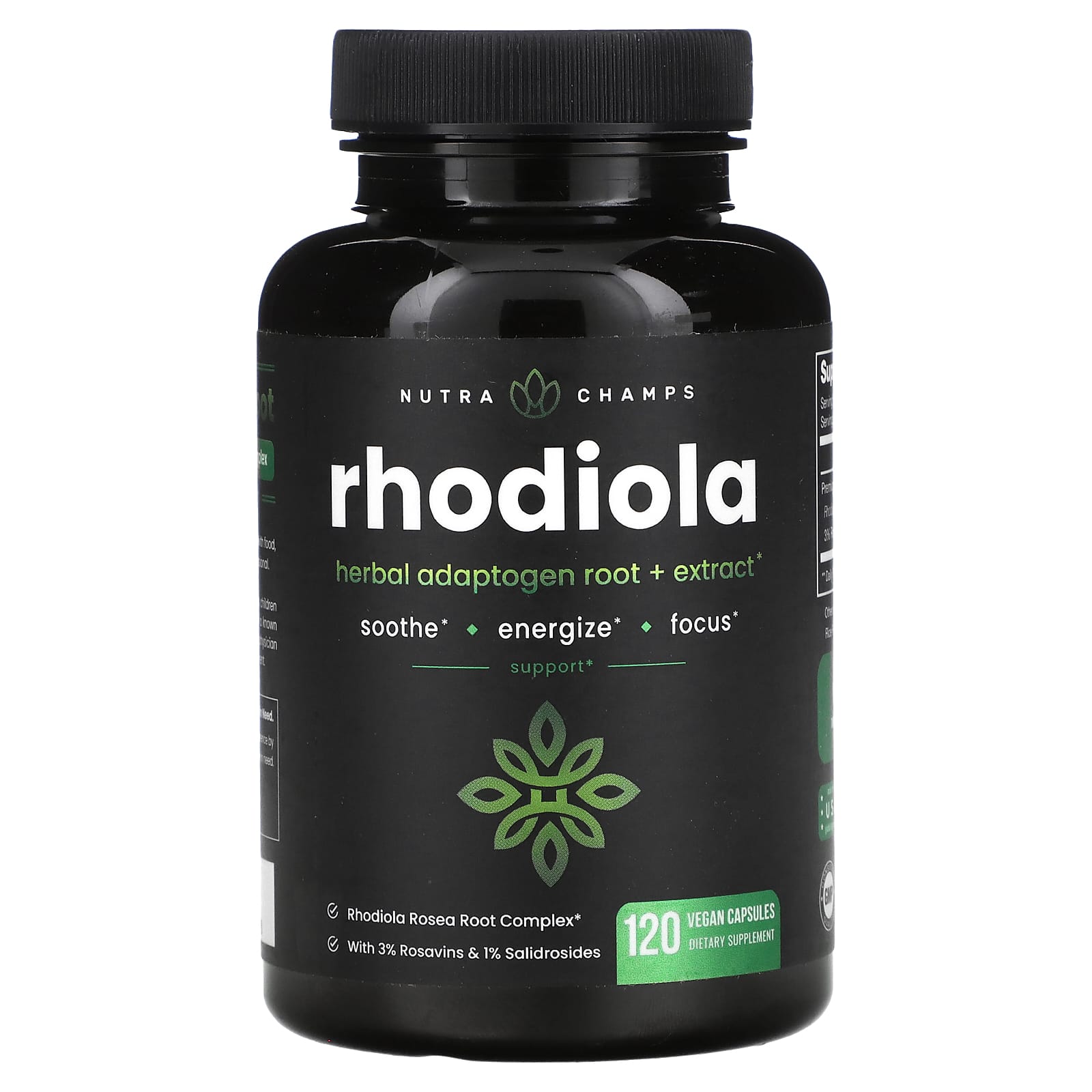 

NutraChamps, Rhodiola, 120 Veggie Capsules