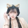 Adjustable Soft Plush Cats Ear Hairband Bendable Anime Ear Hairhoop For Roleplay Event Halloween Carnivals Celebration