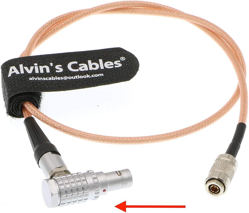 Alvin's Cables Timecode Systems DIN 1.0/2.3 to 5-Pin Timecode Input Cable for Sound Devices 633, Ultrasync One