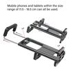 Multiple Functional Phone Tablet Clamp With Duals Screw Mounts Suitable for Tripods Selfie Stick And Monopods