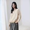 LEDING Women's Butterfly Flower V-Neck Knit Sweater