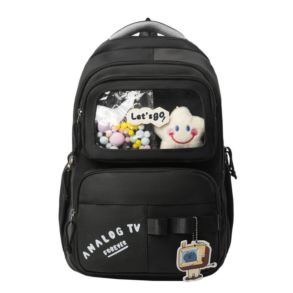 Mori Style Large-Capacity Backpack for Junior and High School Girls
