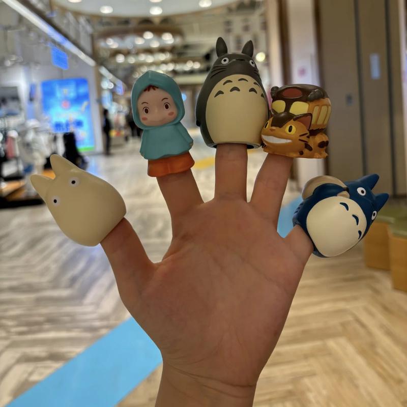 Spot Japanese Anime White Dragon Coal Ball Elf Faceless Male Finger Doll Decoration Blind Box Finger Set Toy Birthday Gift