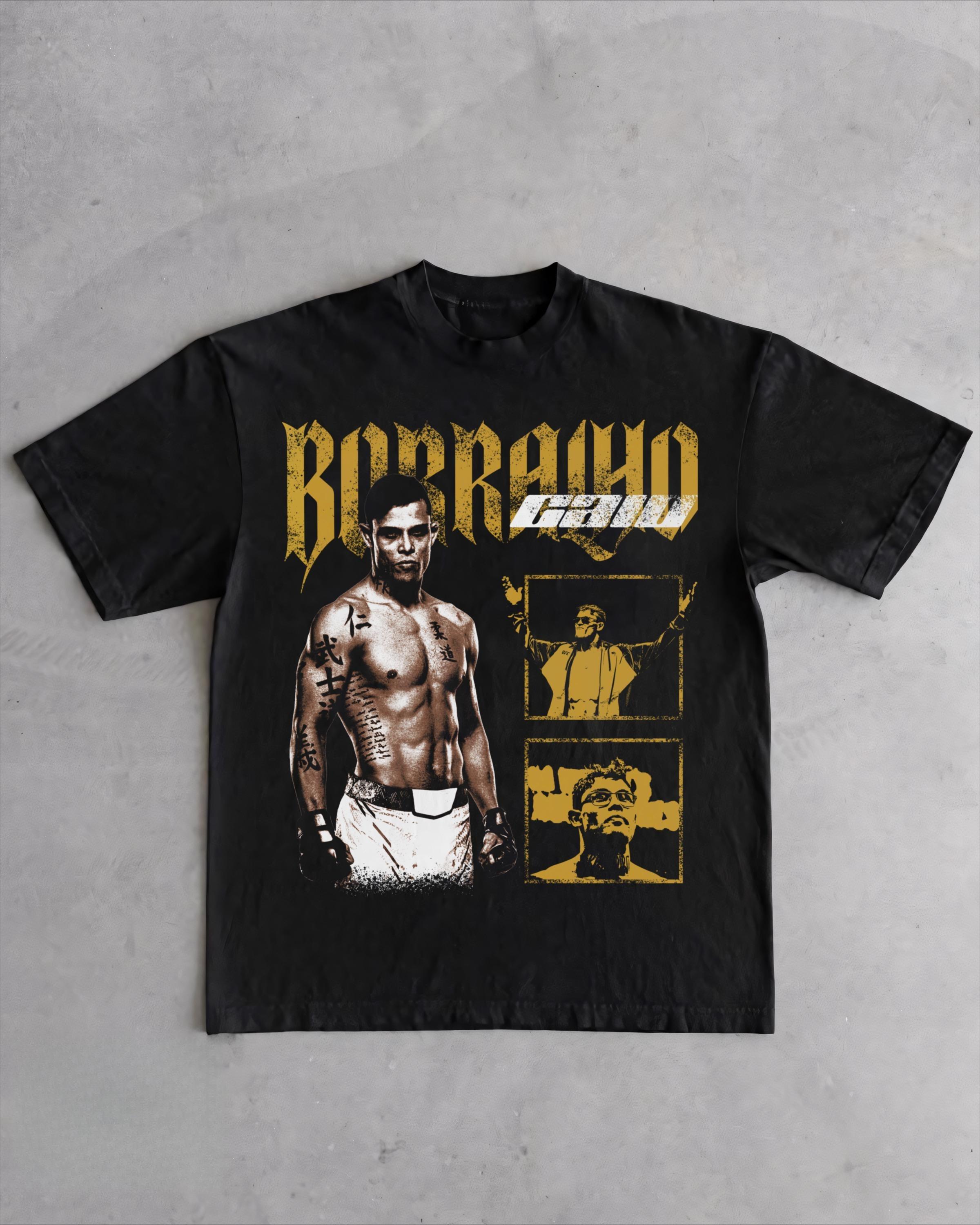 

Летняя футболка UFC 2026 Кайо Борральхо Боевая Графика Женская Спортивная Хлопковая С коротким рукавом Свободная Повседневная Футболка для Фитнеса Унисекс S