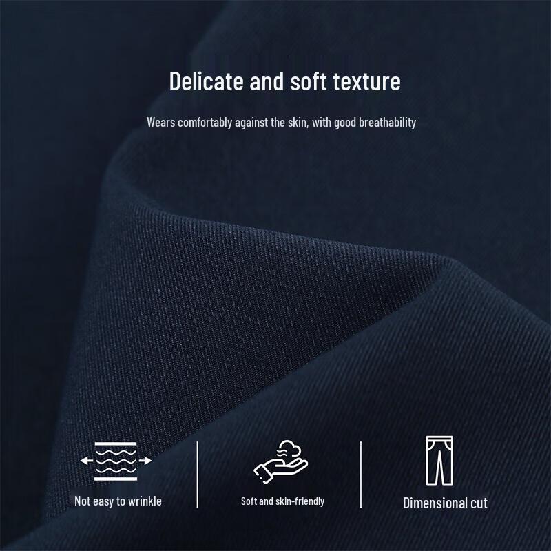 

Qipilang Men s Twill Straight Fit Casual Business Pants 34