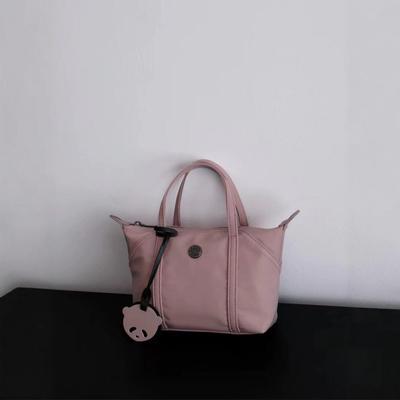 New Niche Macaron Color Mini Tote Bag Korean Version of Handbag Simple and Fashionable One-shoulder Crossbody Bag for Women