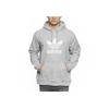 adidas Originals Trefoil Hoodie Spring Autumn Sports Pullover Sweatshirt Men Tops Light-Grey DT7963